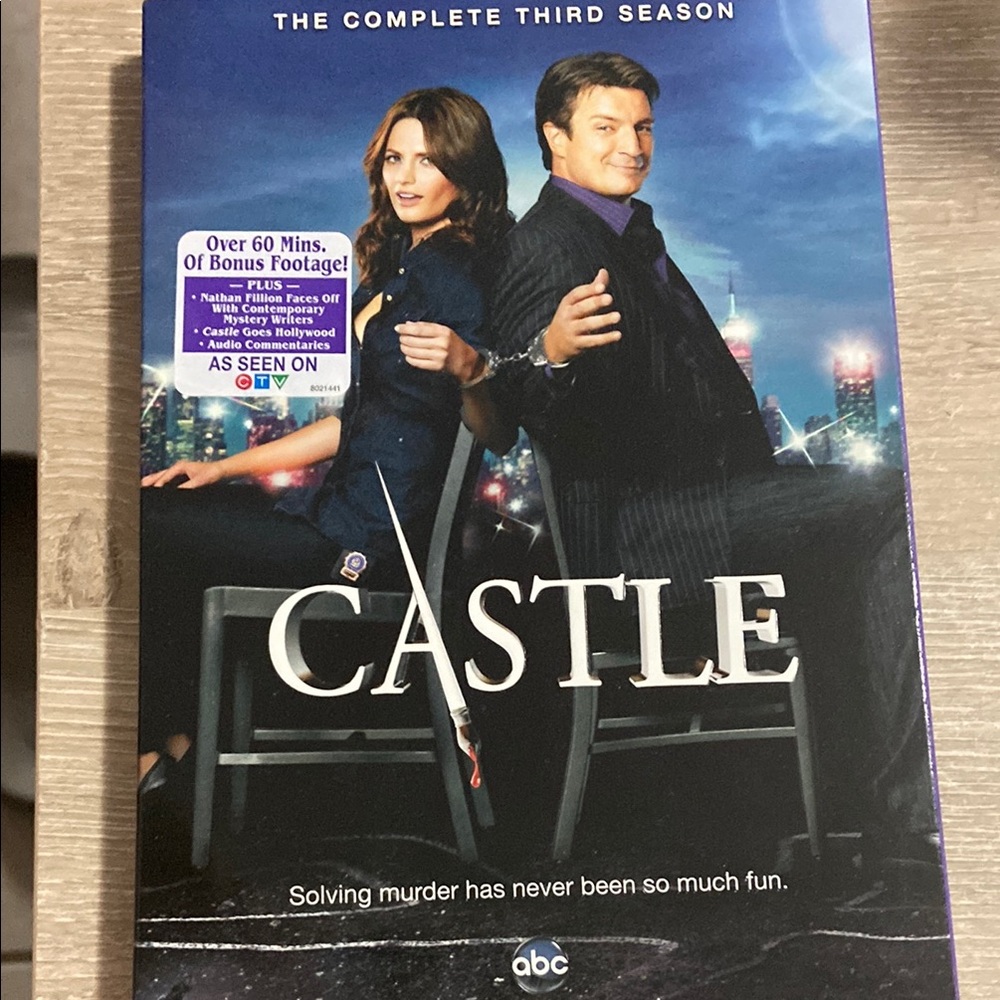 Castle: The Complete Third Season DVD Factory Sealed NEW